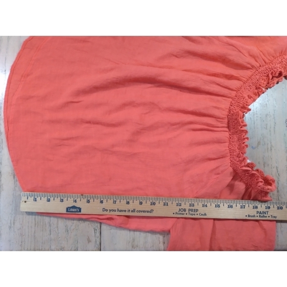 E hanger M off shoulder top embroidered sleeves - Picture 8 of 10